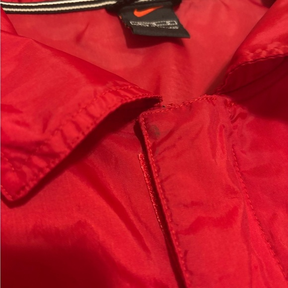 Men’s Nike Windbreaker Size Large - Red & Black - Picture 6 of 6